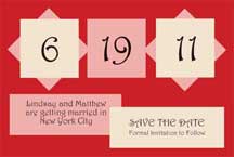 Save Te Date Postcard