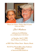 60th Birthday Invitations