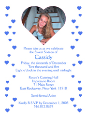 Blue Invitation