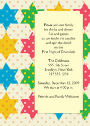 Chanukah Party Invitation