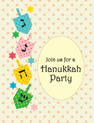 Chanukah Party Invitation