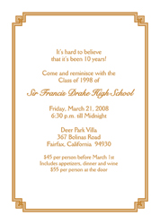 Class Reunion Invitation