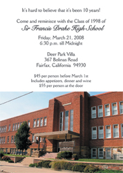 Class Reunion Invitation