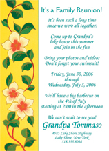 Family Reunion Invitation