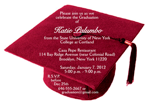 Personalized Graduation Invitation Cards 8