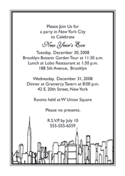 New Years Party Invitation