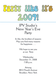 New Years Party Invitation