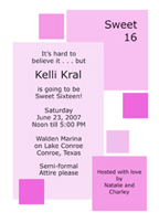 Purple Invitations