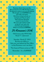 Surprise Party Invitation