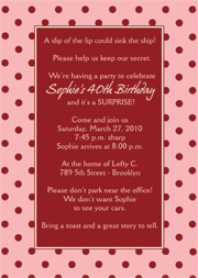 Surprise Party Invitation