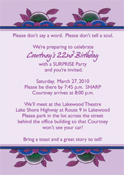 Surprise Party Invitation