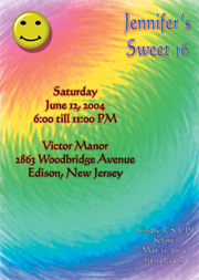 Sweet Fifteen Invitation