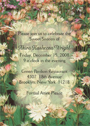 Sweet Fifteen Invitation