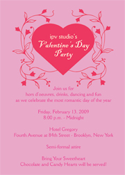 Valentines Day Party Invitation