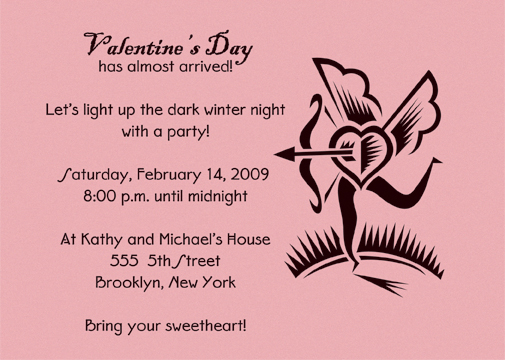 valentines day party invitation