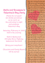 Valentines Day Party Invitation