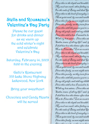 Heart Theme Invitations