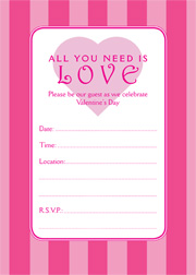 Valentines Party Invitation Download