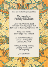 Family Reunion Invitation