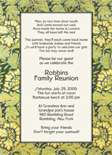 Family Reunion Invitation