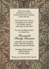 Family Reunion Invitation