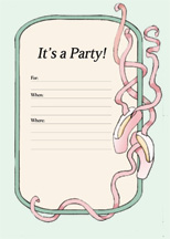 Birthday Party Invitation for Kids