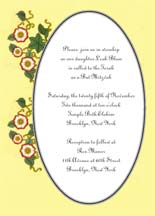 Jewish Wedding Invitation